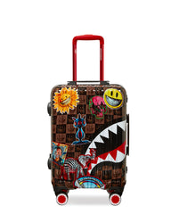 GLOBAL MOGUL POPAGANDA RON ENGLISH EDITION HARDSHELL CARRY-ON LUGGAGE