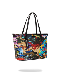 SLICED AND DICED CAMO TOTE