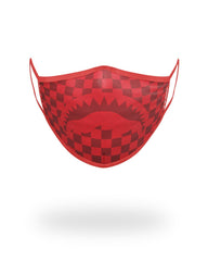 SHARKS IN PARIS (RED) FORM-FITTING MASK