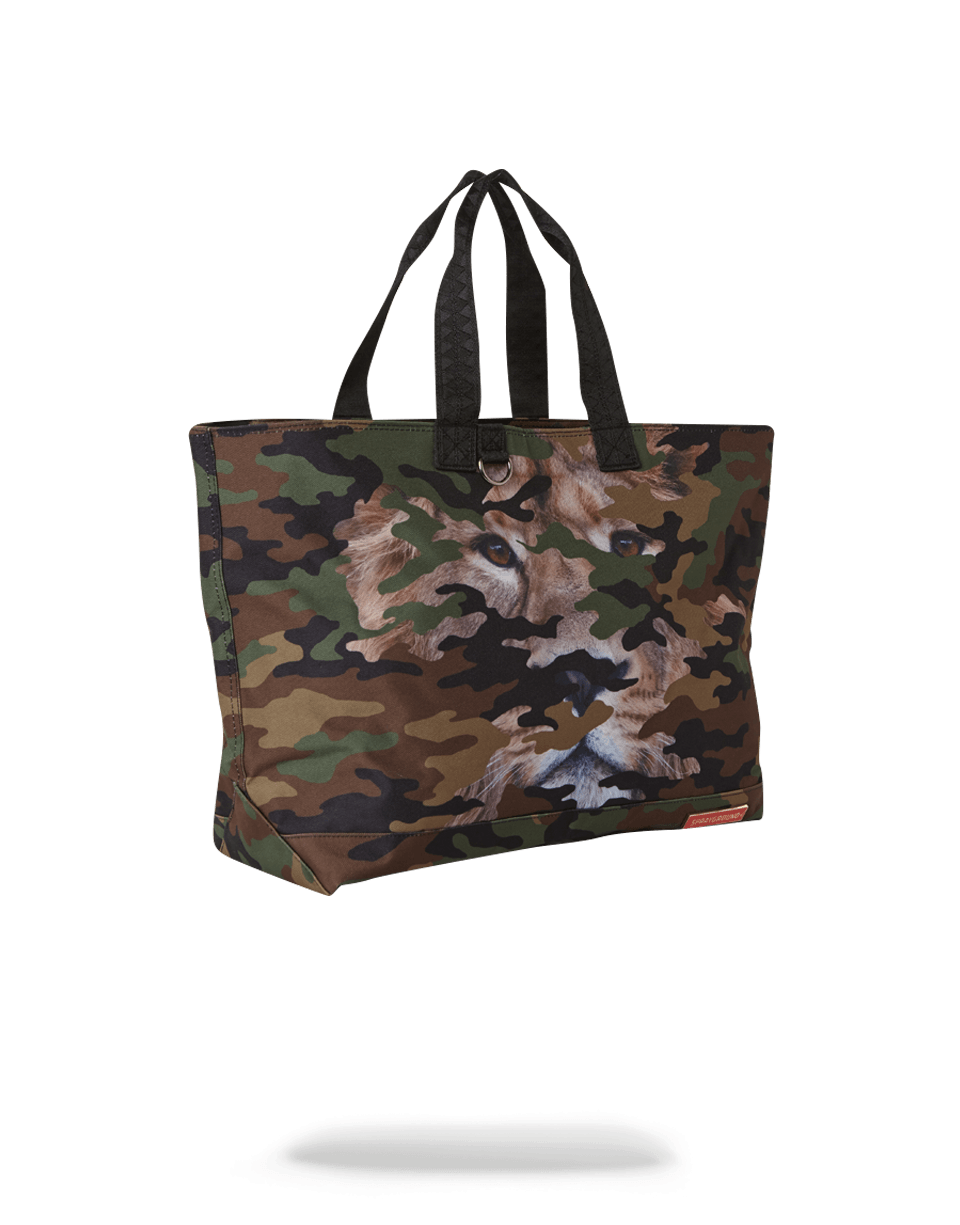 LION CAMO TOTE BAG