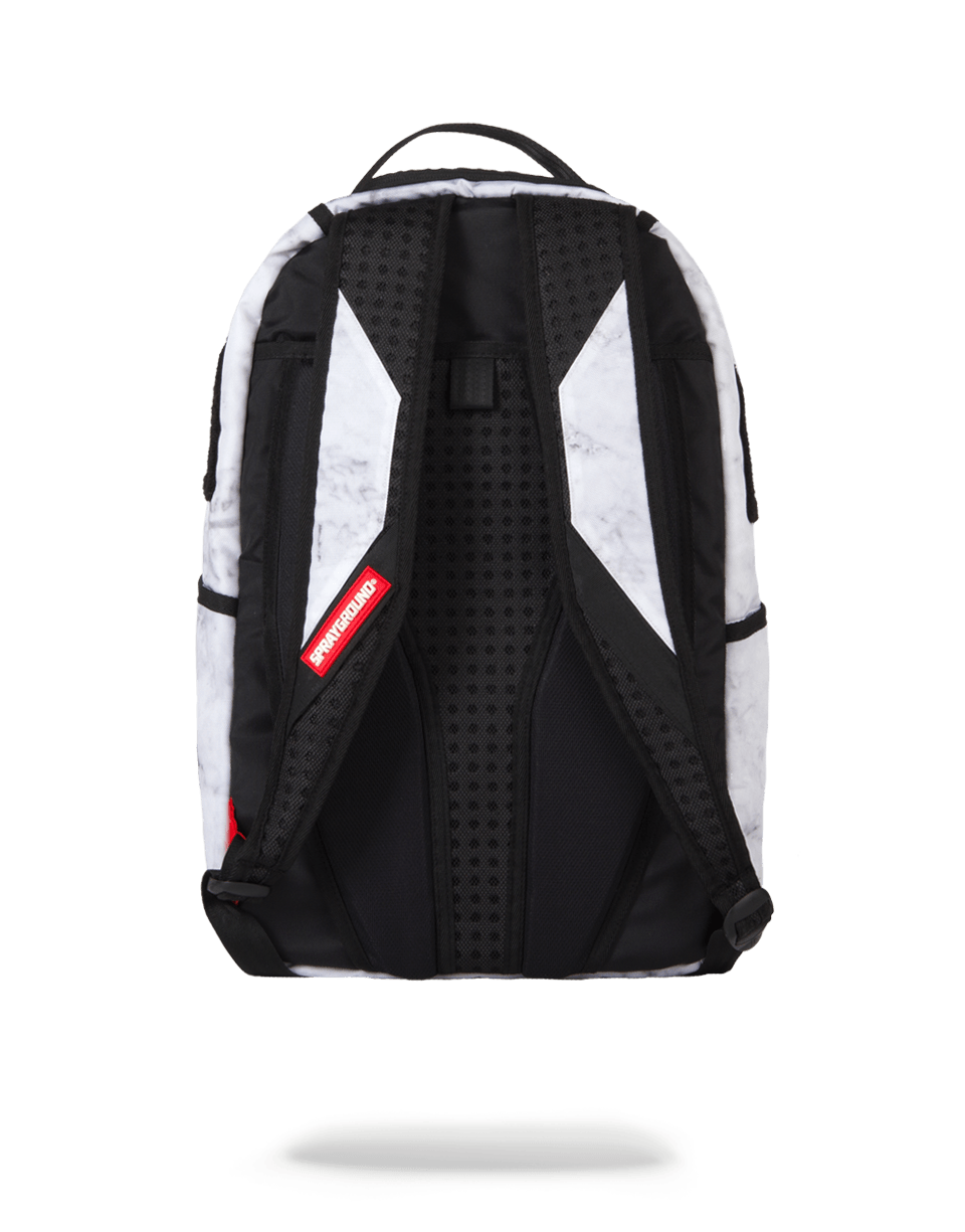 WHITE MARBLE BACKPACK