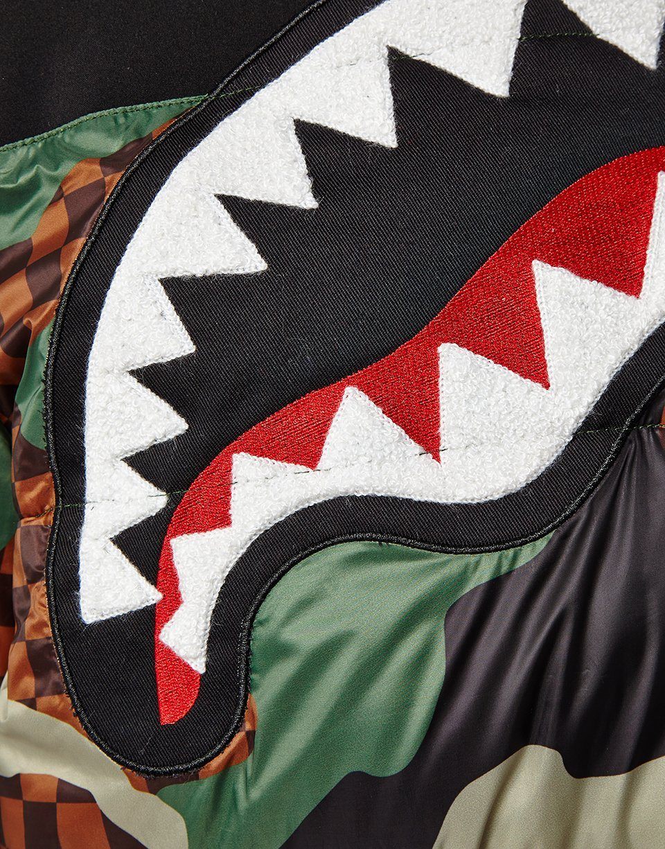 CAMO CHECKERED PUFFER