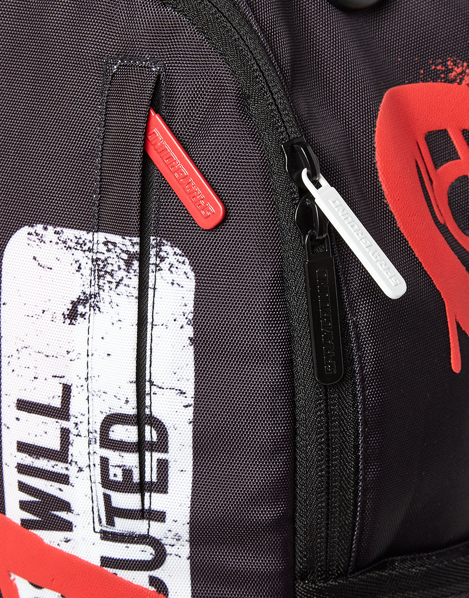 NO TRESPASSING BACKPACK