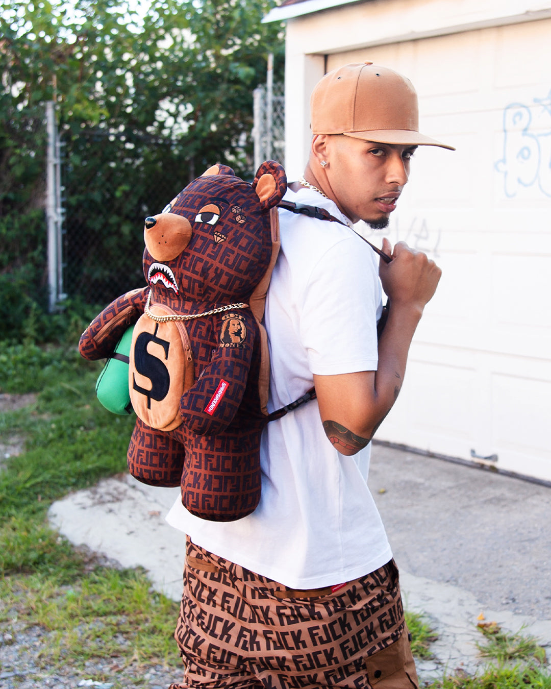 OFFENDED MONEYBEAR TEDDYBEAR BACKPACK