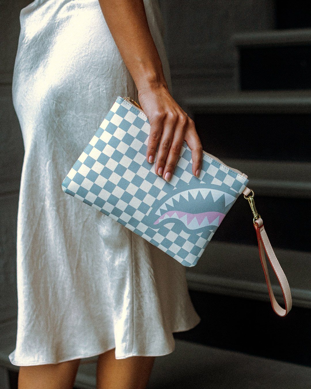 ROSE ALL DAY LA PALAIS CROSSOVER CLUTCH