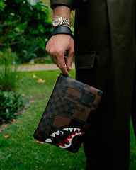 XTC SHARKS IN PARIS CROSSOVER CLUTCH