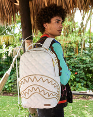 RIVIERA LE BLANC GOLD CHAIN SHARK BACKPACK (DLXV)