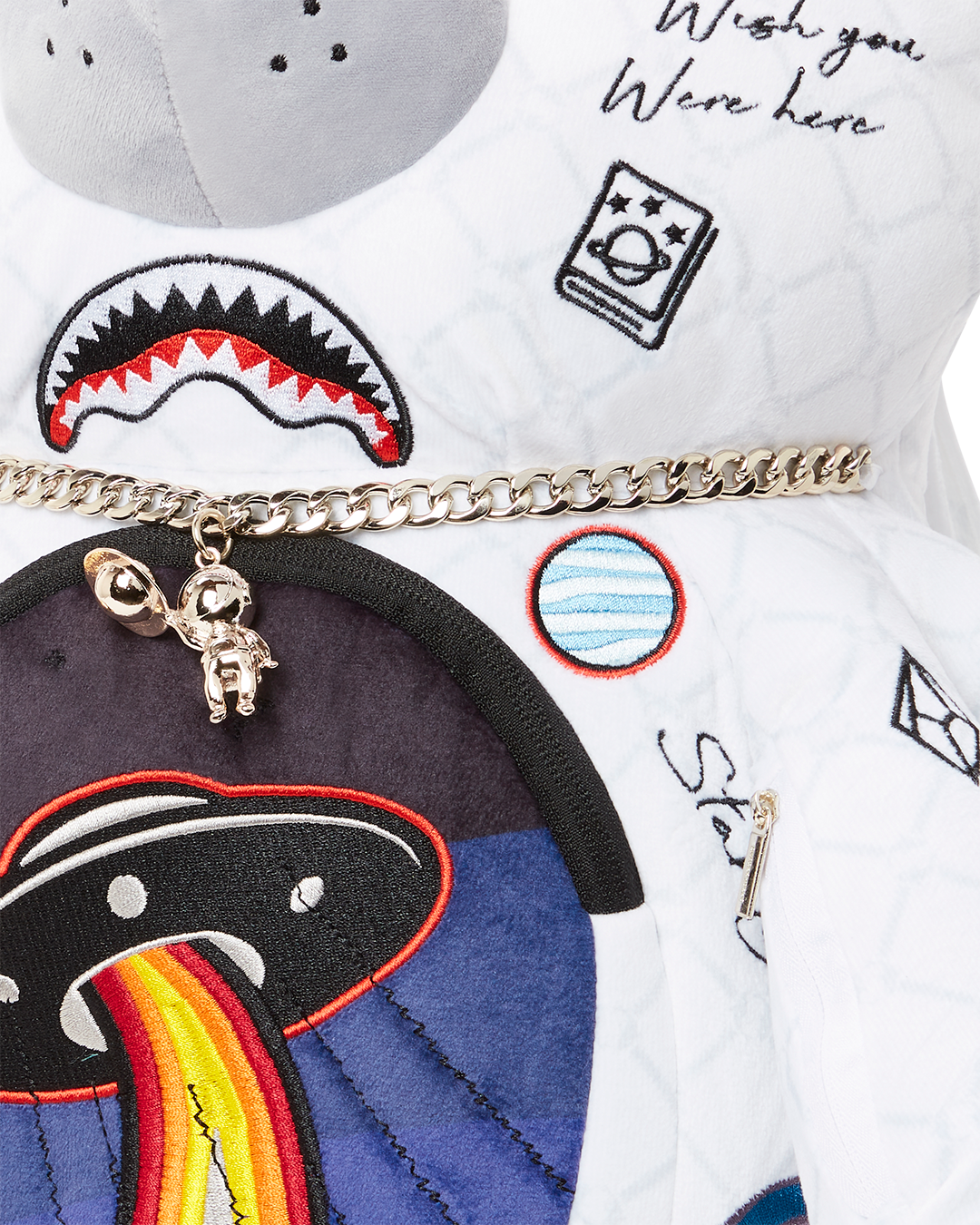 UFO SPACED OUT MONEYBEAR TEDDYBEAR BACKPACK