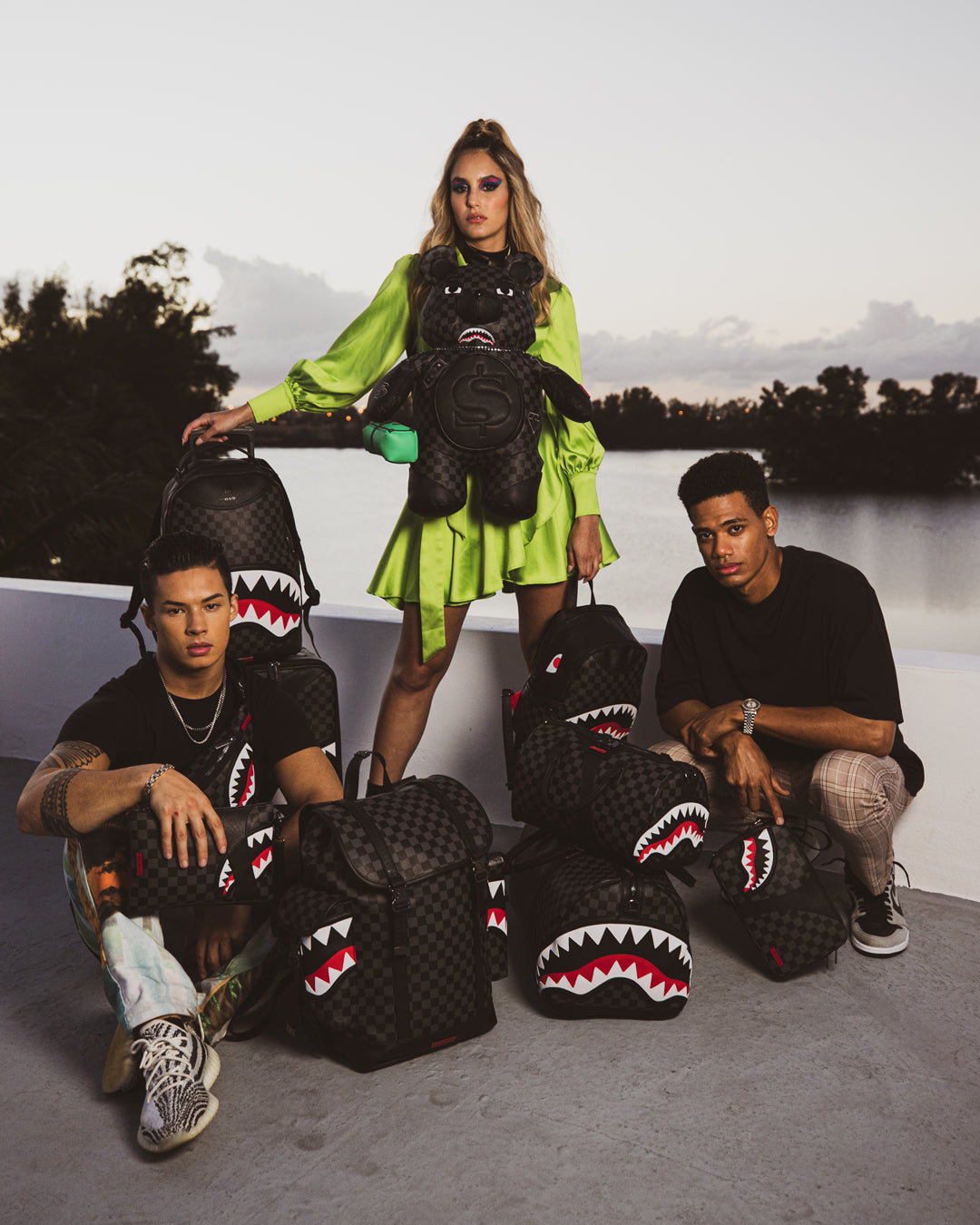 HENNY AIIR TO THE THRONE MONEYBEAR TEDDYBEAR BACKPACK