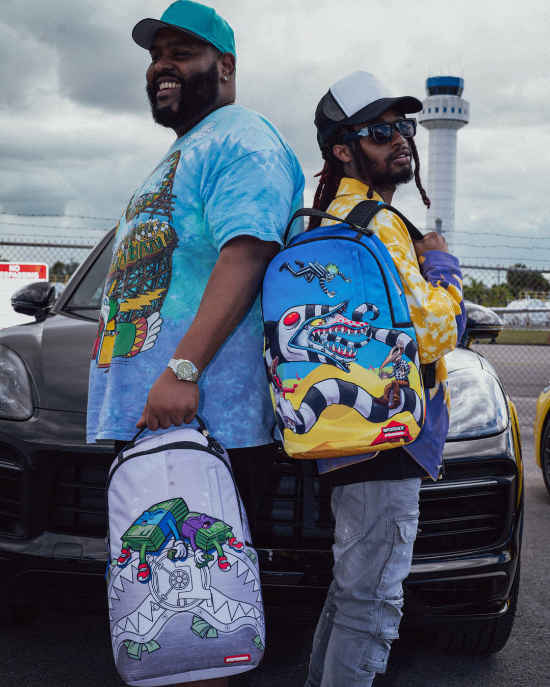 MONEY BOYS I MAKE MONEY WHILE I SLEEP KNAPSACK (DLXR)