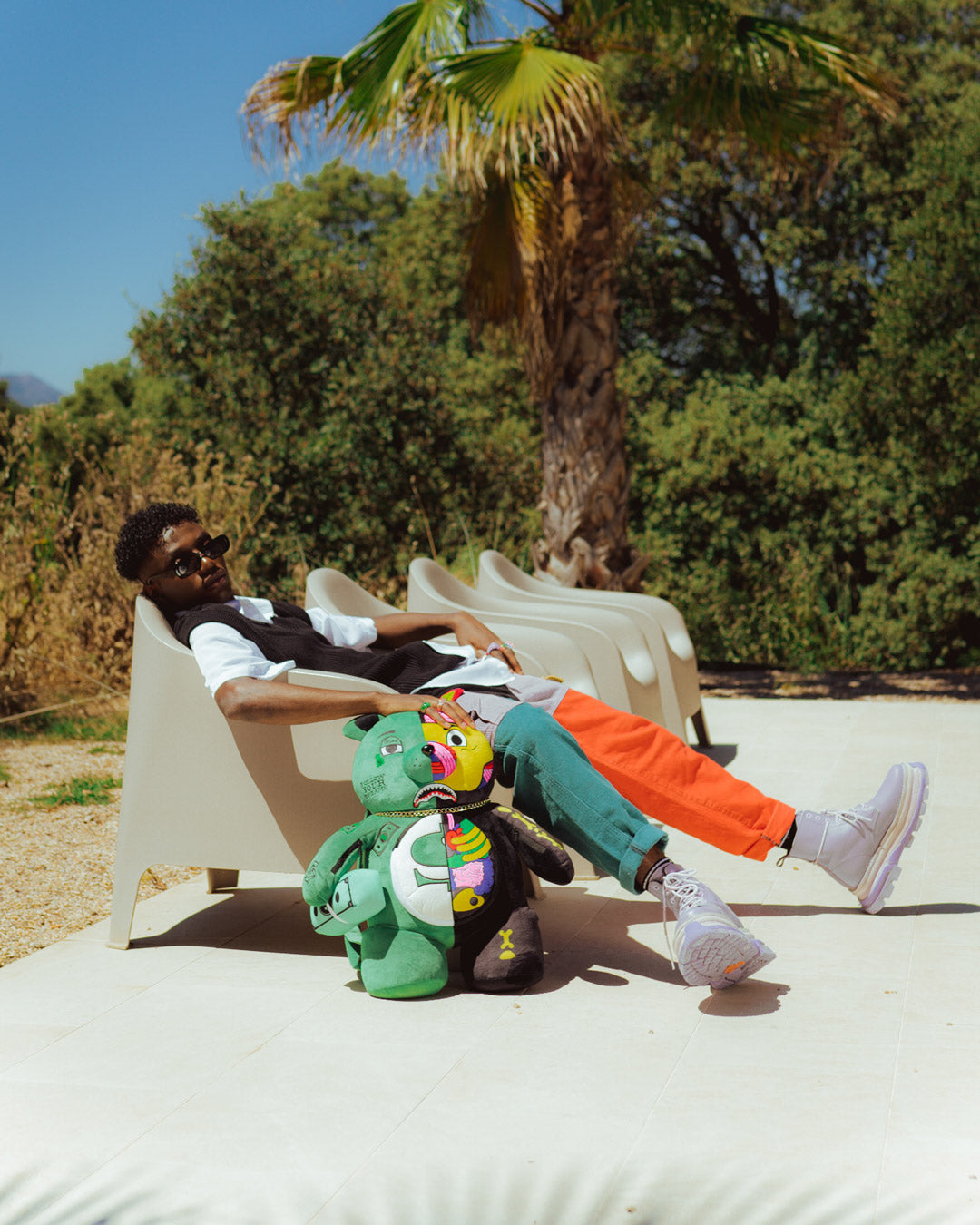 YOUNG X-RAY MONEYBEAR TEDDYBEAR BACKPACK