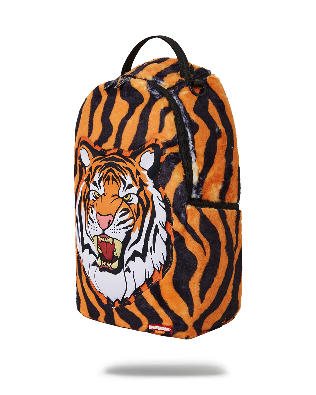 TIGER COZY VELOUR FUR BACKPACK