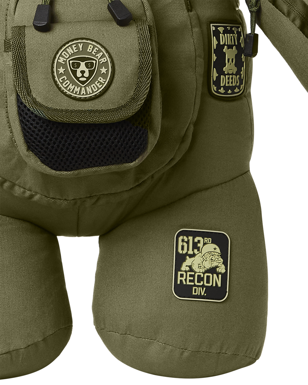SPECIAL OPS FULL THROTTLE MONEYBEAR TEDDYBEAR BACKPACK