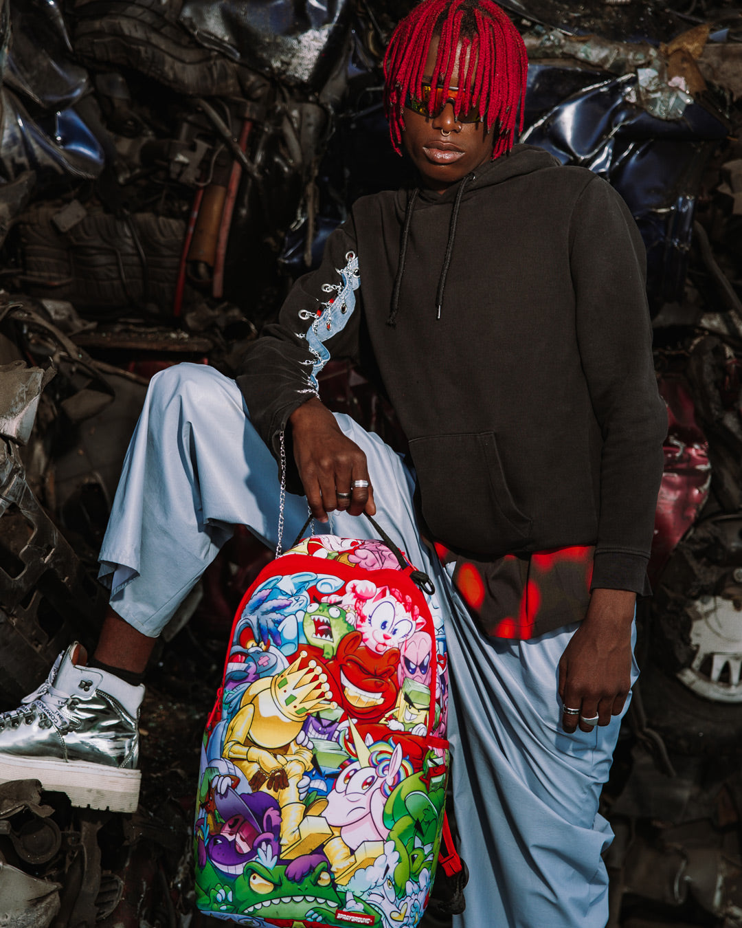 SMASHED SPRAYGROUNDERS BACKPACK