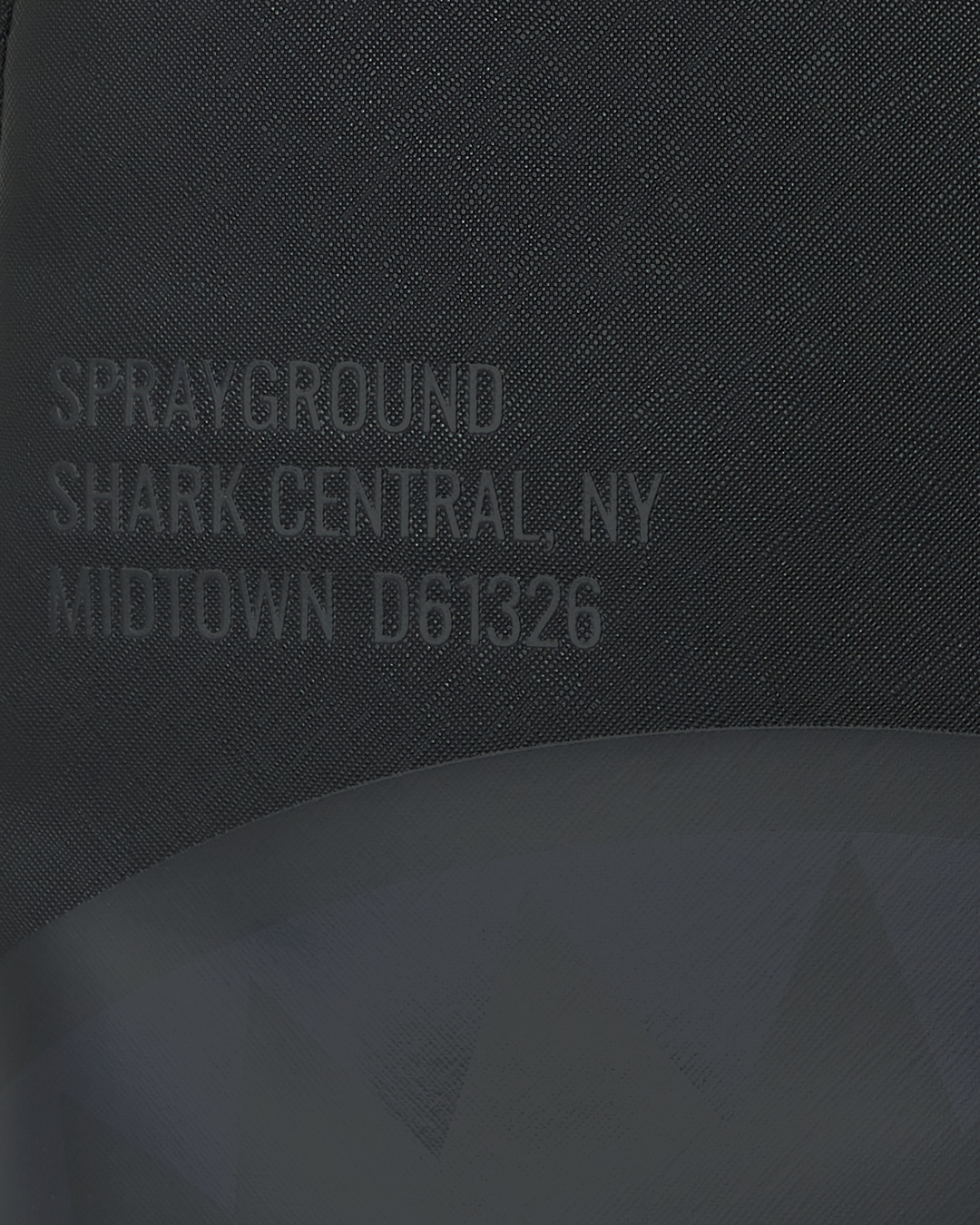 SHARK CENTRAL (BLK ON BLK) BACKPACK (DLXV)