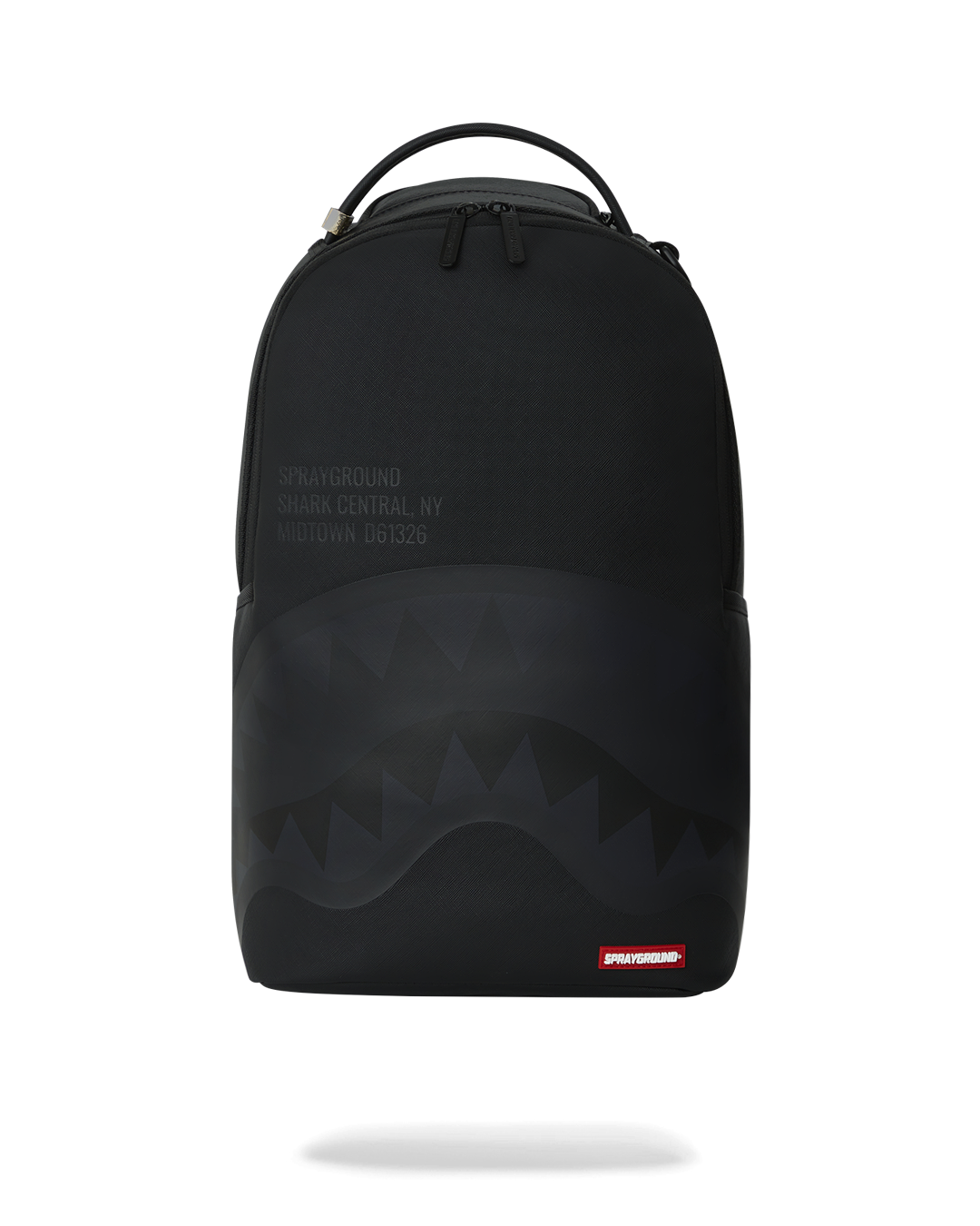 SHARK CENTRAL (BLK ON BLK) BACKPACK (DLXV)