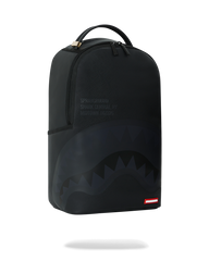 SHARK CENTRAL (BLK ON BLK) BACKPACK (DLXV)