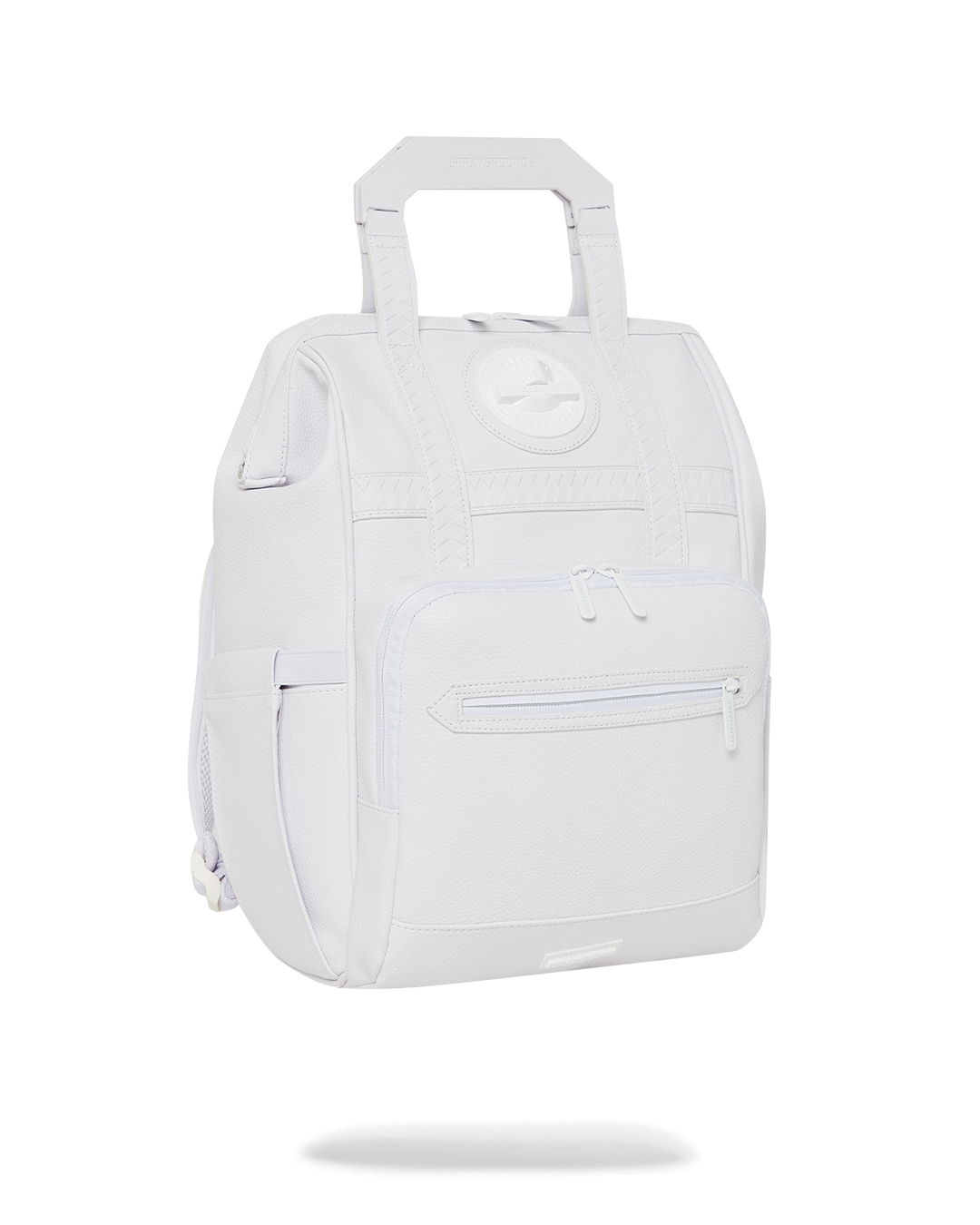 HEAVY METAL SHARK WHITE OUT BIZ TOP OPENER BACKPACK