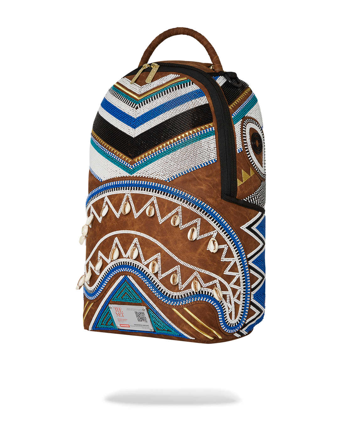 THE MET KUBA KINGDOM HEADDRESS BACKPACK