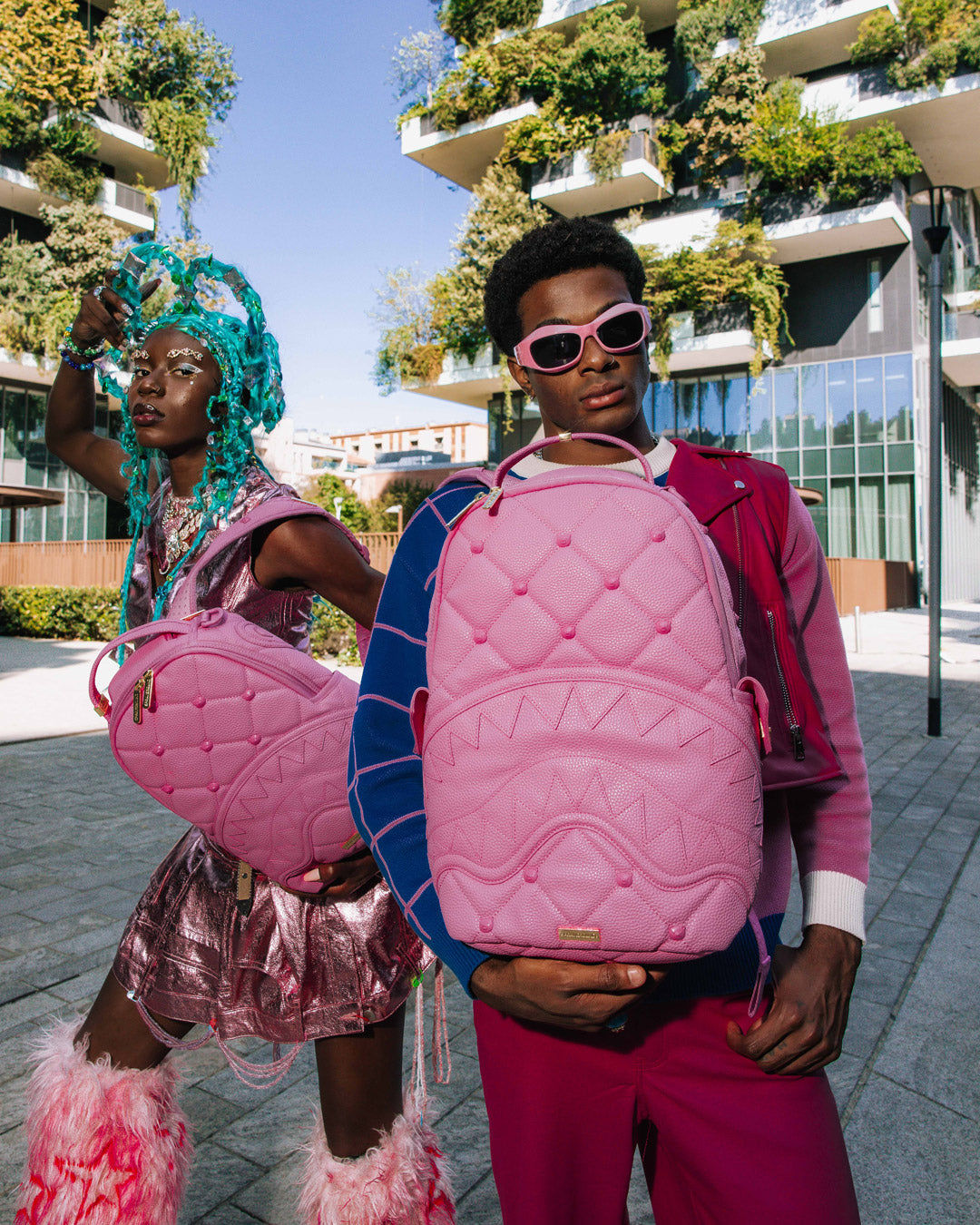 SORBET STUNNA BEAR STUD MINI BACKPACK