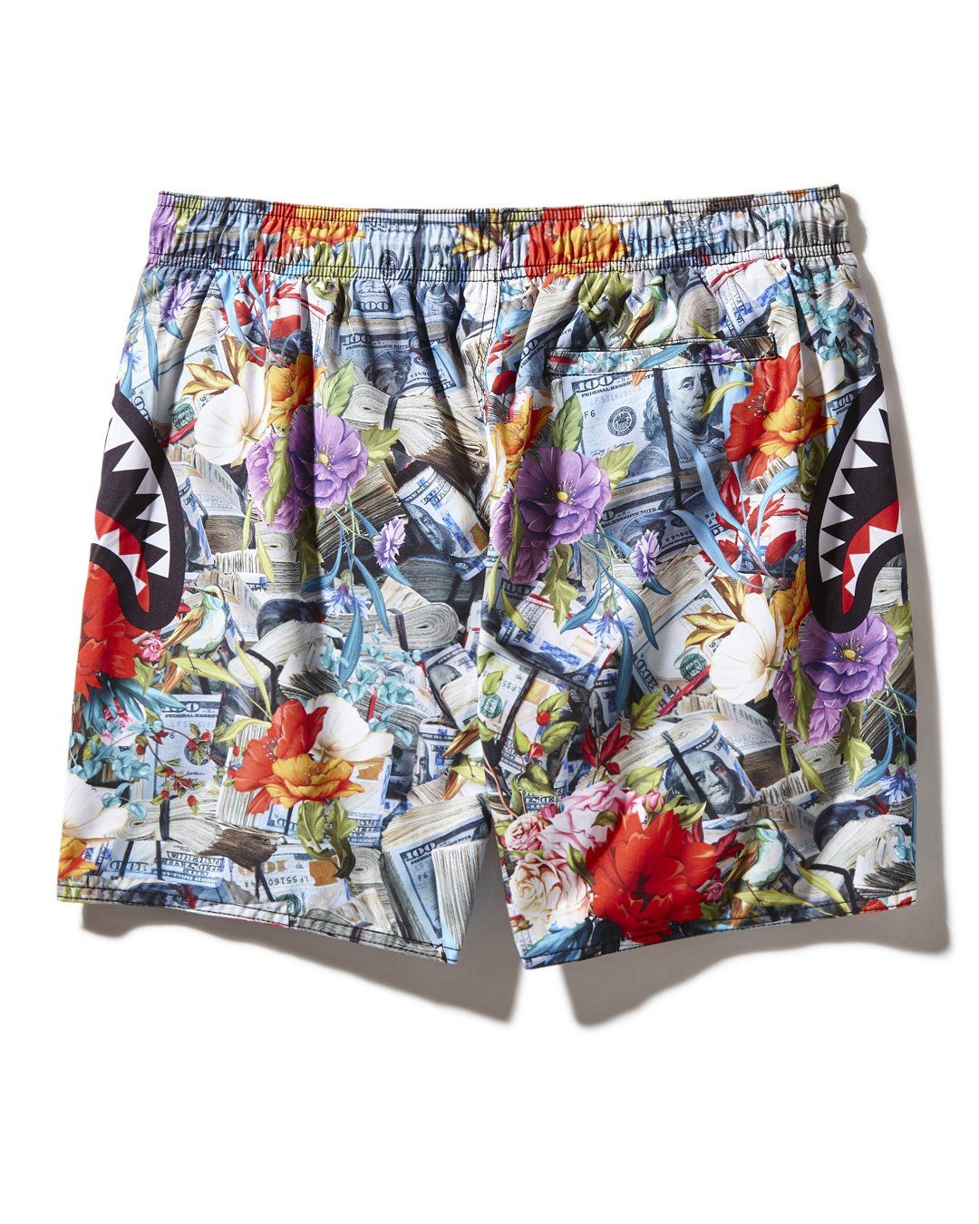 FLORAL MONEY SHOTO SWIM TRUNKS