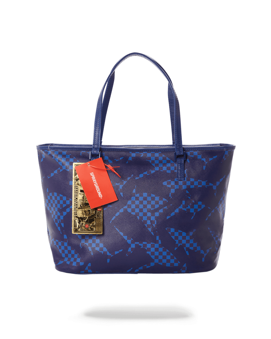 SHARK CHECK (BLUE) TOTE
