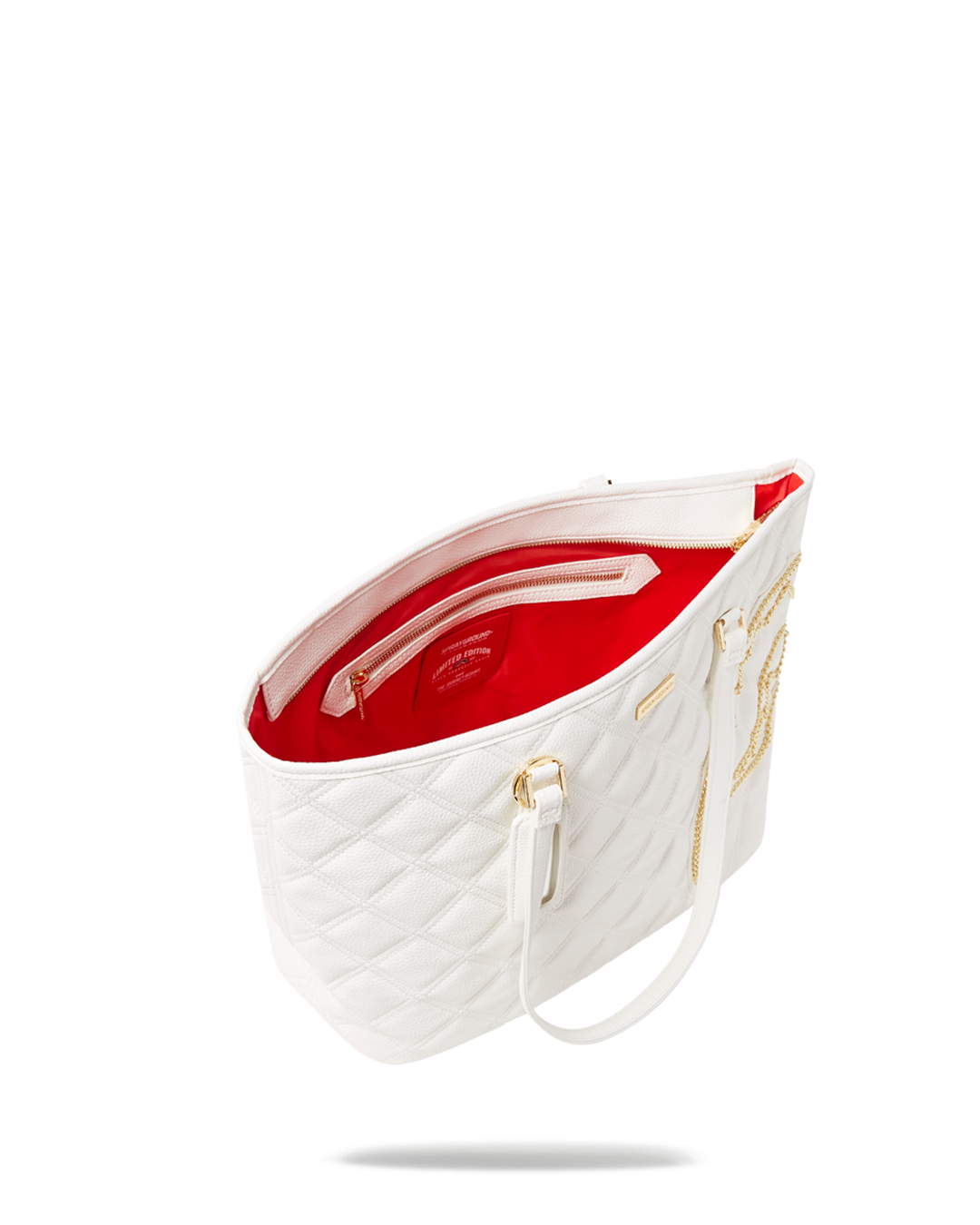 RIVIERA LE BLANC GOLD CHAIN SHARK TOTE