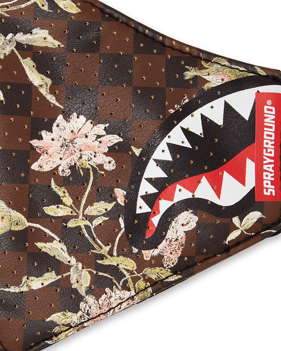 SHARKFLOWER VEGAN LEATHER FACE MASK