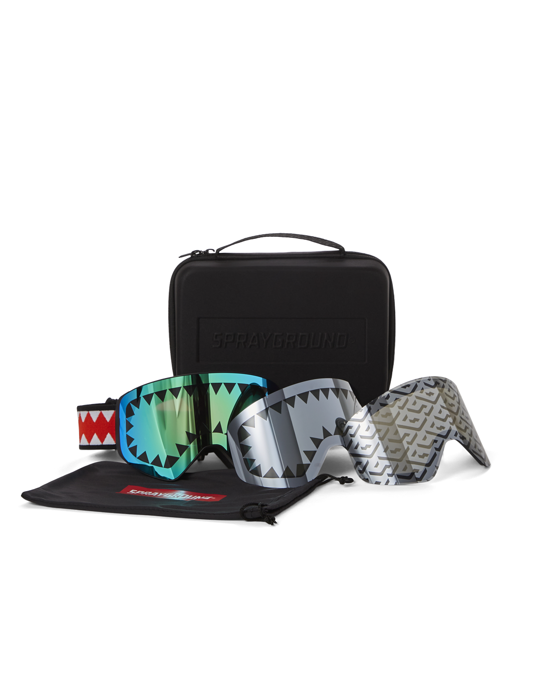 SKY HIGH SEEKERS ARCTIC SKI GOGGLES (3 INTERCHANGEABLE LENSES)