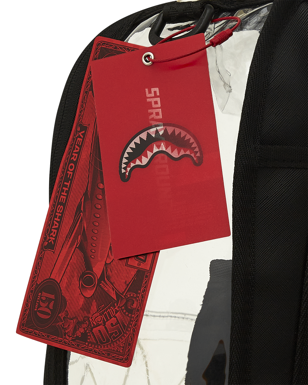 CLEAR BACKPACK - SHARK CENTRAL