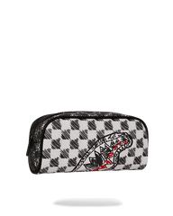 SCRIBBLE DRIBBLE CHECK POUCH