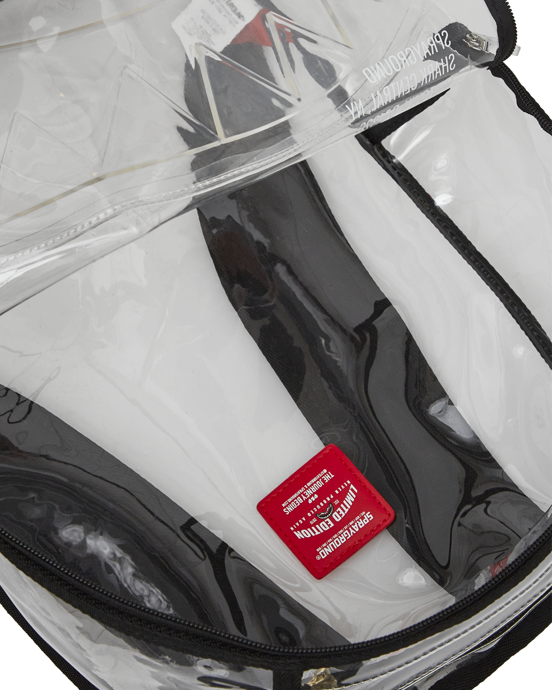 100% CLEAR BACKPACK - SHARK CENTRAL