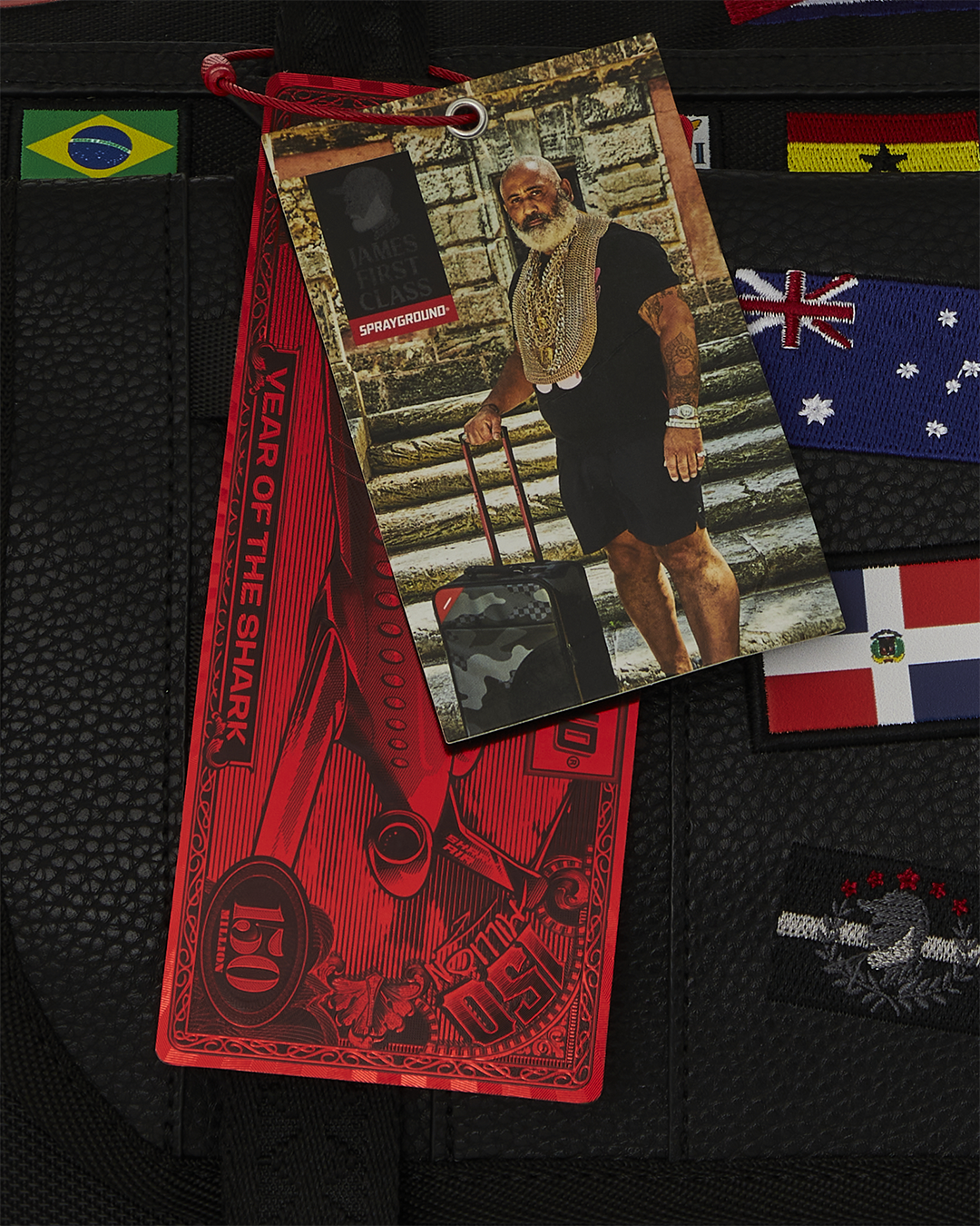 JAMES FIRST CLASS GLOBAL FLAGS SPECIAL OPS DUFFLE