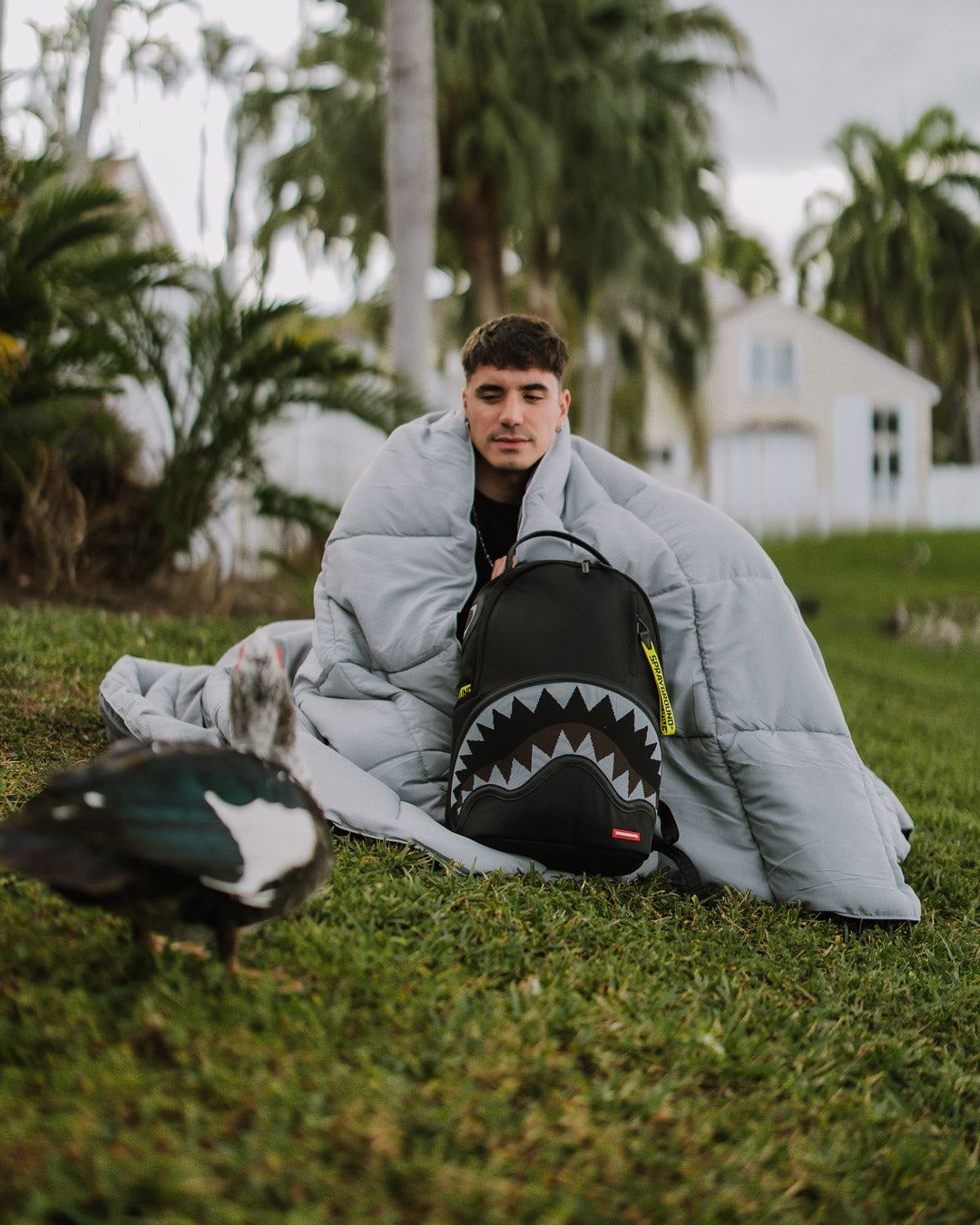 SHARK CENTRAL PARACHUTE DLX SATIN BACKPACK