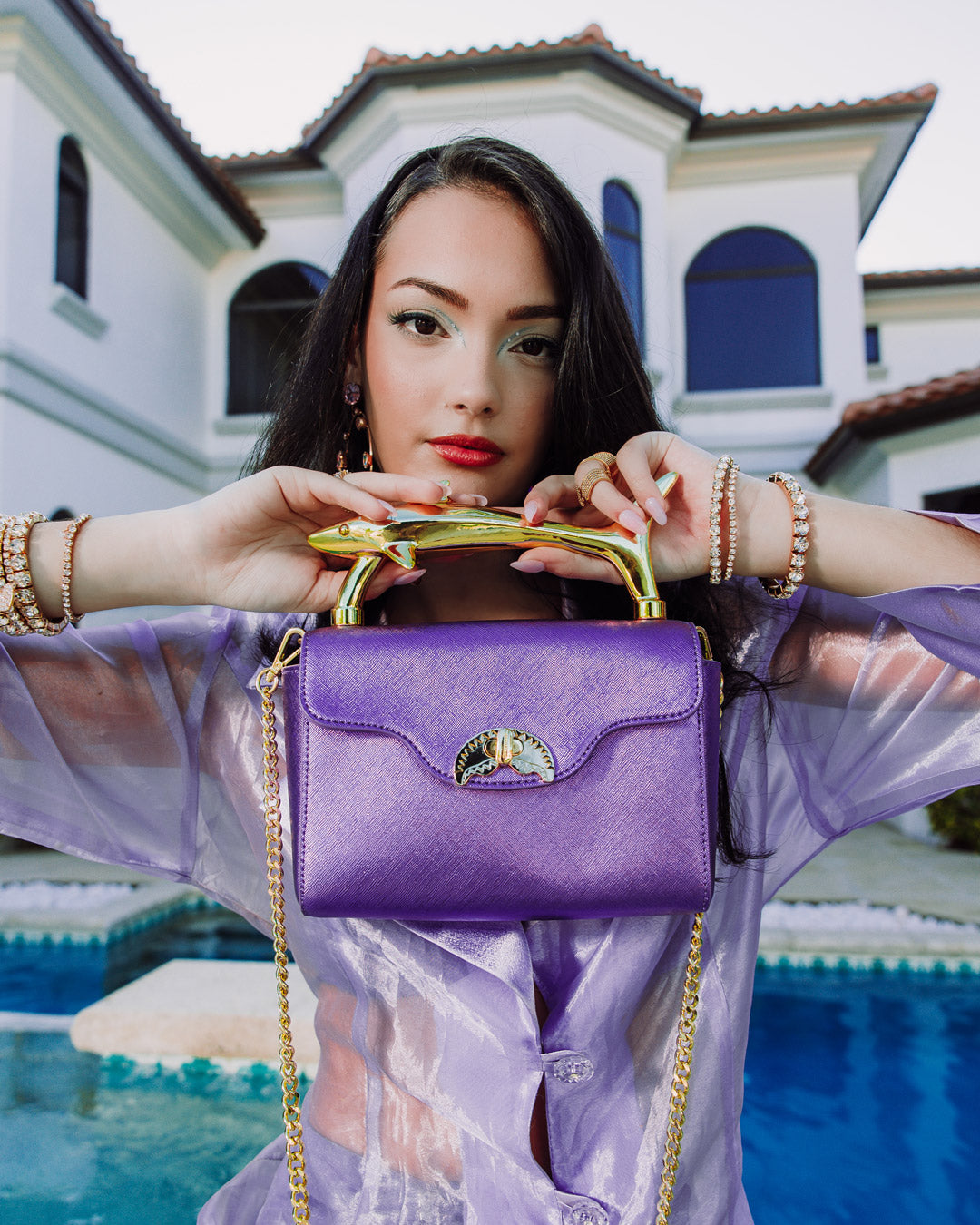 SHARKS OF THE GOLD OCEAN CLUTCH