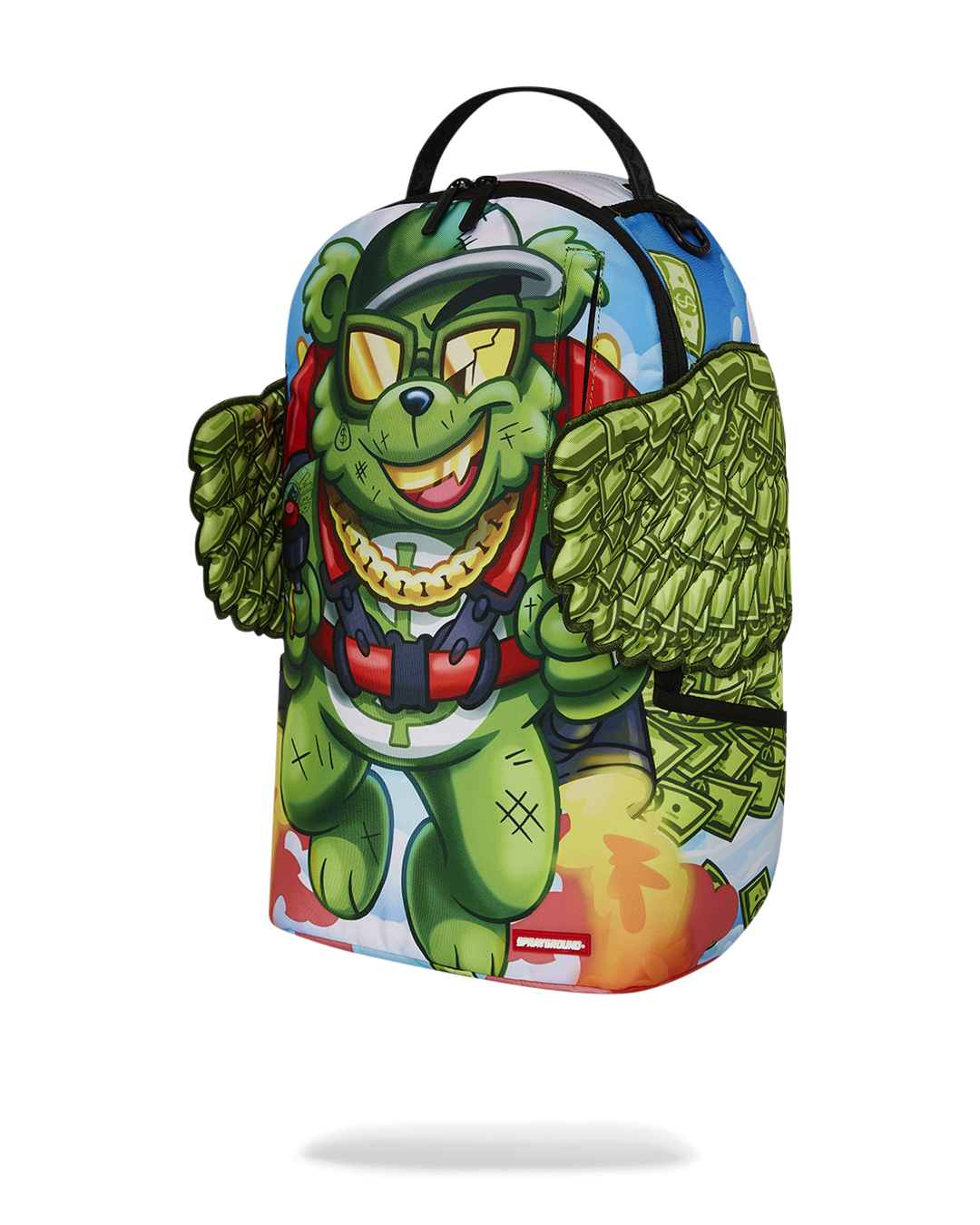 MONEY BEAR WE BOUT TO TAKE OFF BACKPACK