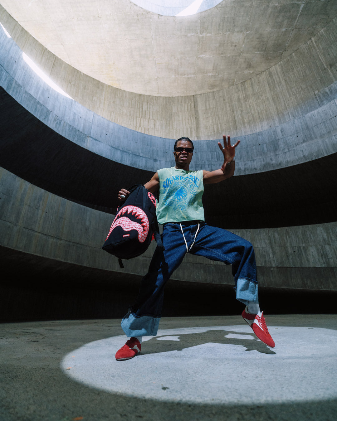 CHOMP AND STOMP DLX COTTON BACKPACK