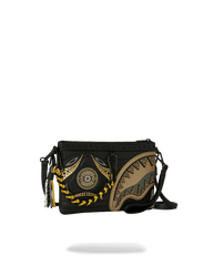 A.I. AFRICAN INTELLIGENCE SHARKS OF THE GOLD OCEAN CROSSOVER CLUTCH - SANDFLOWER COLLAB